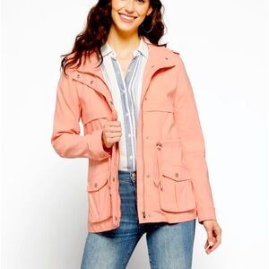 Cargo jacket with hood